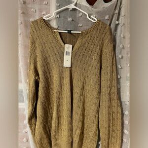 Ralph Lauren Gold Shimmery Sweater